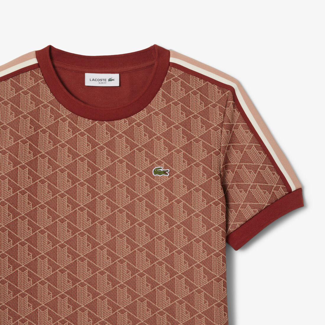 Slim Fit Monogram Jacquard T-shirt Slim Fit Monogram Jacquard T-shirt