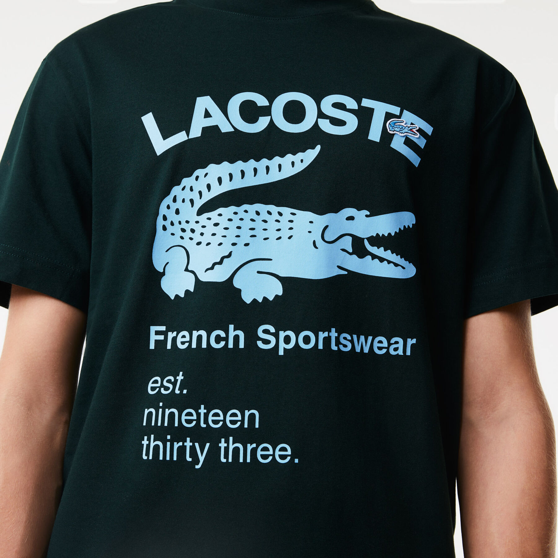 Men's Lacoste Relaxed Fit Crocodile T-Shirt men s lacoste relaxed fit crocodile t shirt