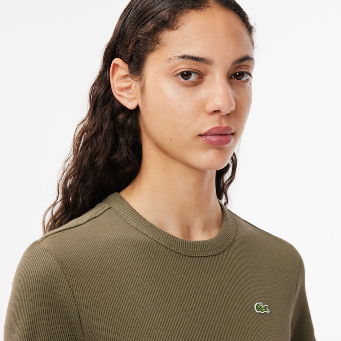 Slim Fit Ribbed Cotton T-shirt Slim Fit Ribbed Cotton T-shirt