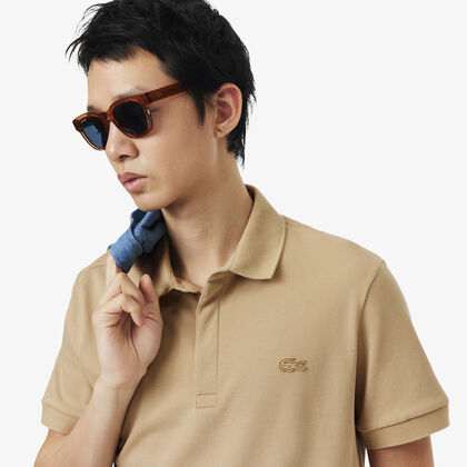 lacoste regular fit paris stretch pique polo shirt