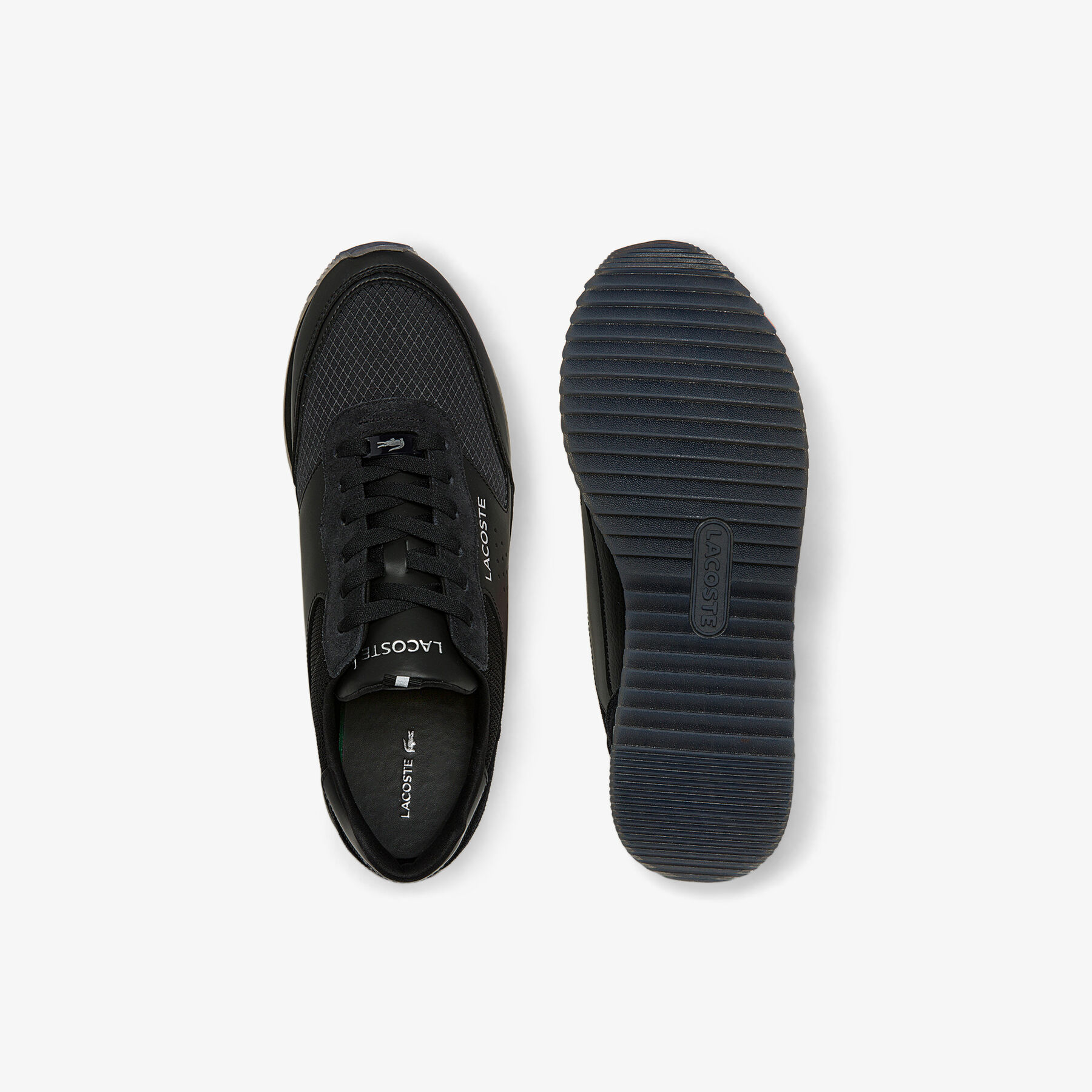 Men's Lacoste Partner Luxe Textile Sneakers men s lacoste partner luxe textile sneakers