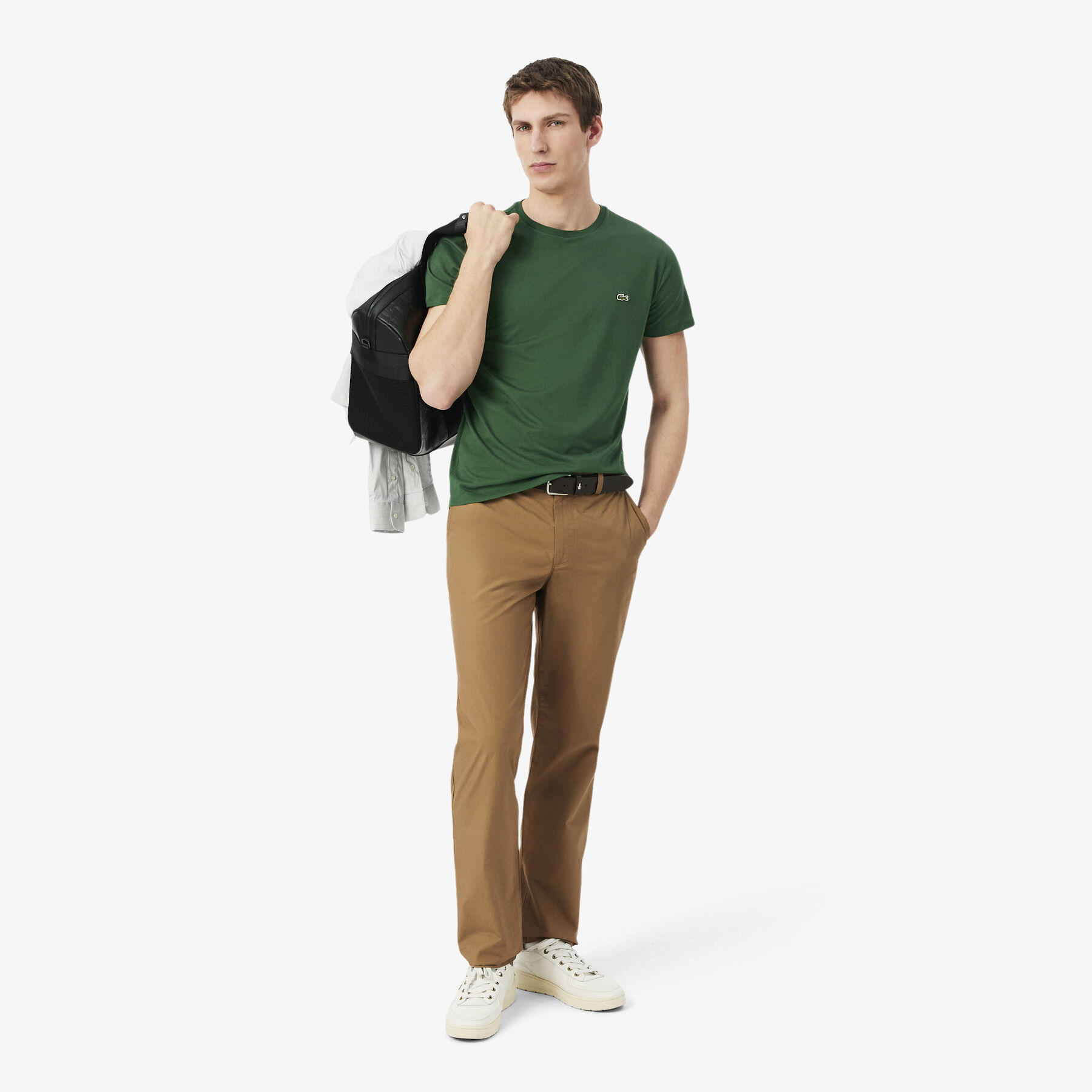 lacoste cotton pima t shirt