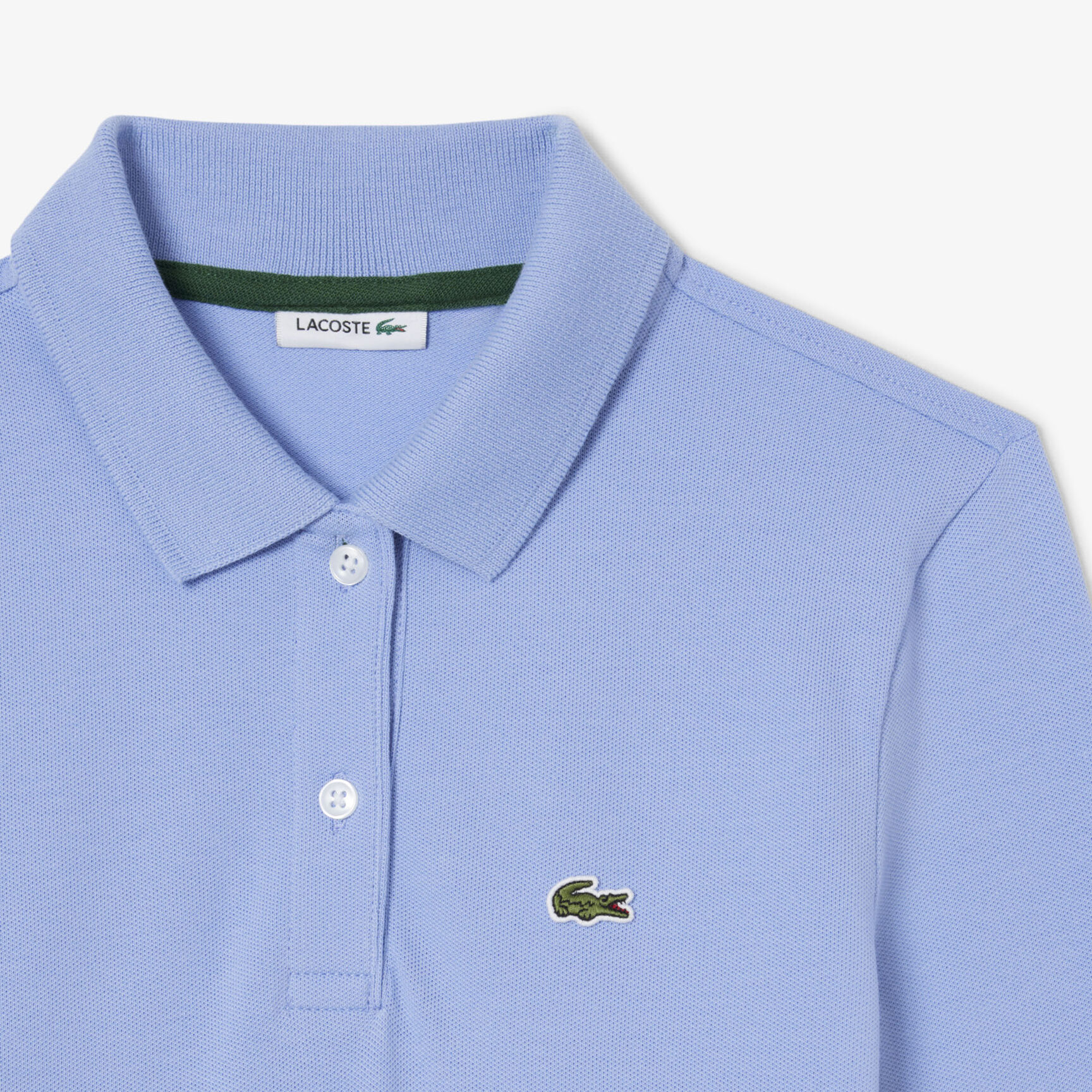 Long Sleeved Stretch Pique Polo Dress