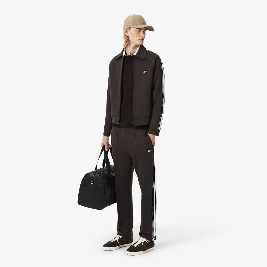 French Made Classic Fit Stripe Collar Polo Shirt French Made Classic Fit Stripe Collar Polo Shirt