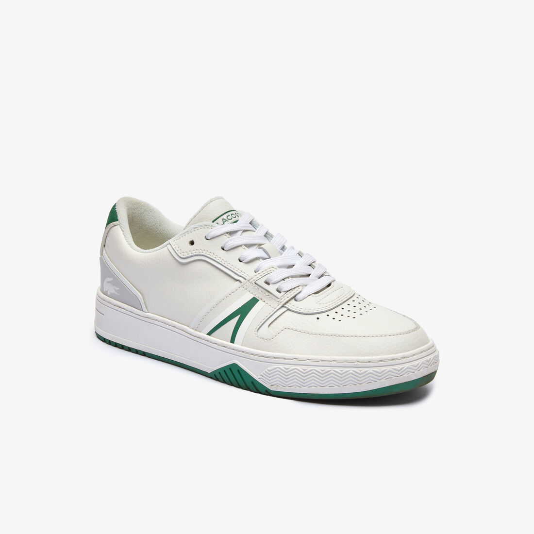 Buy Men's L001 Leather Trainers | Lacoste SA