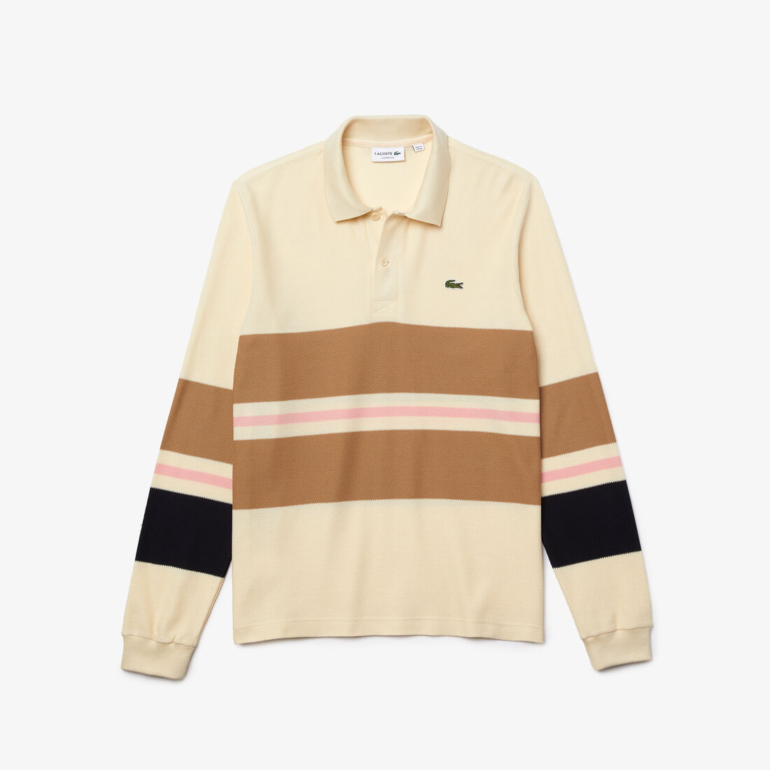 قميص بولو قطن مقلم للرجال قصة كلاسيكية قميص بولو قطن مقلم للرجال قصة كلاسيكية