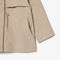 lacoste mid length water repellent oversized parka
