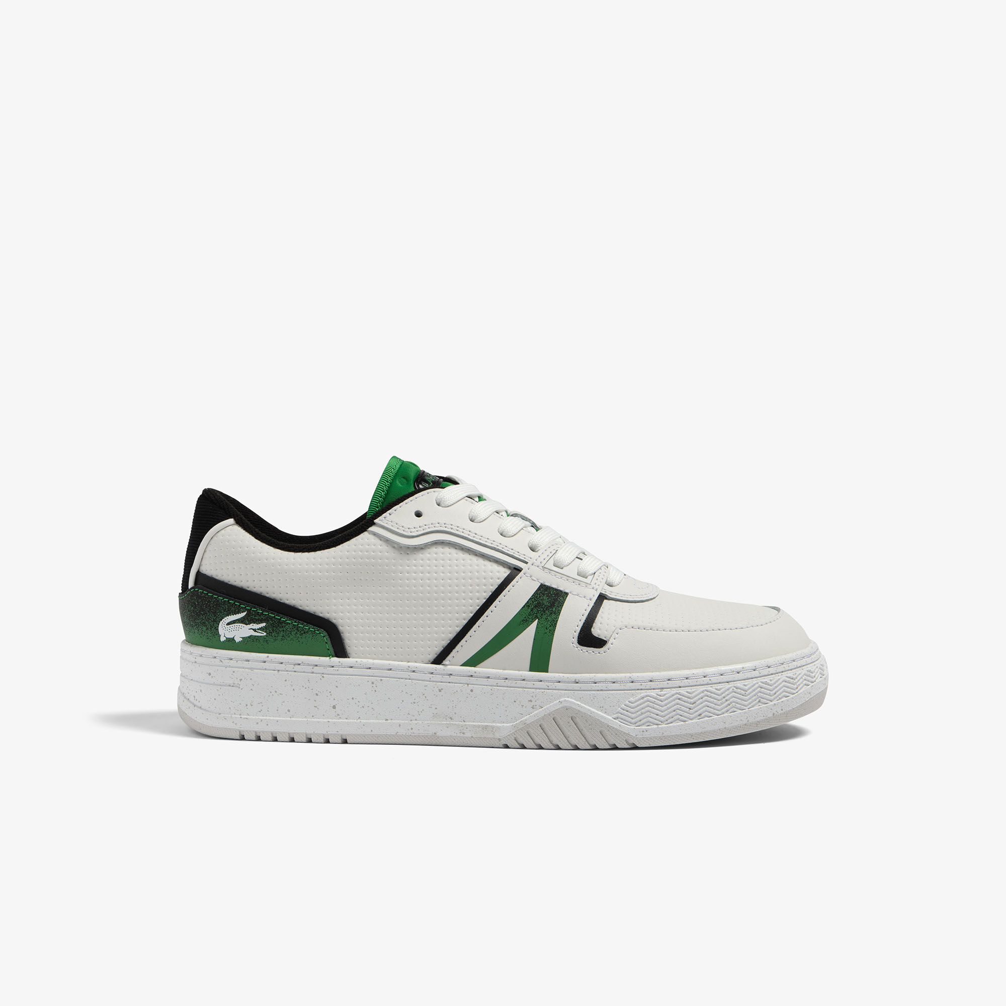 Lacoste leather hot sale trainers mens