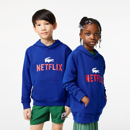 هودي قطن عضوي للأطفال مجموعة Lacoste X Netflix‎‎