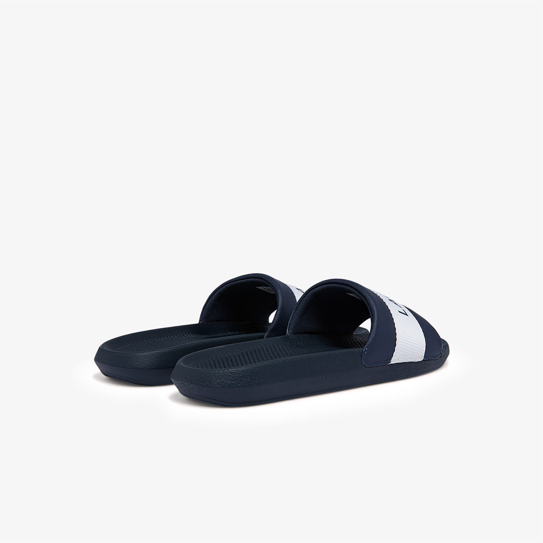 Men's Croco Slides Textile Logo