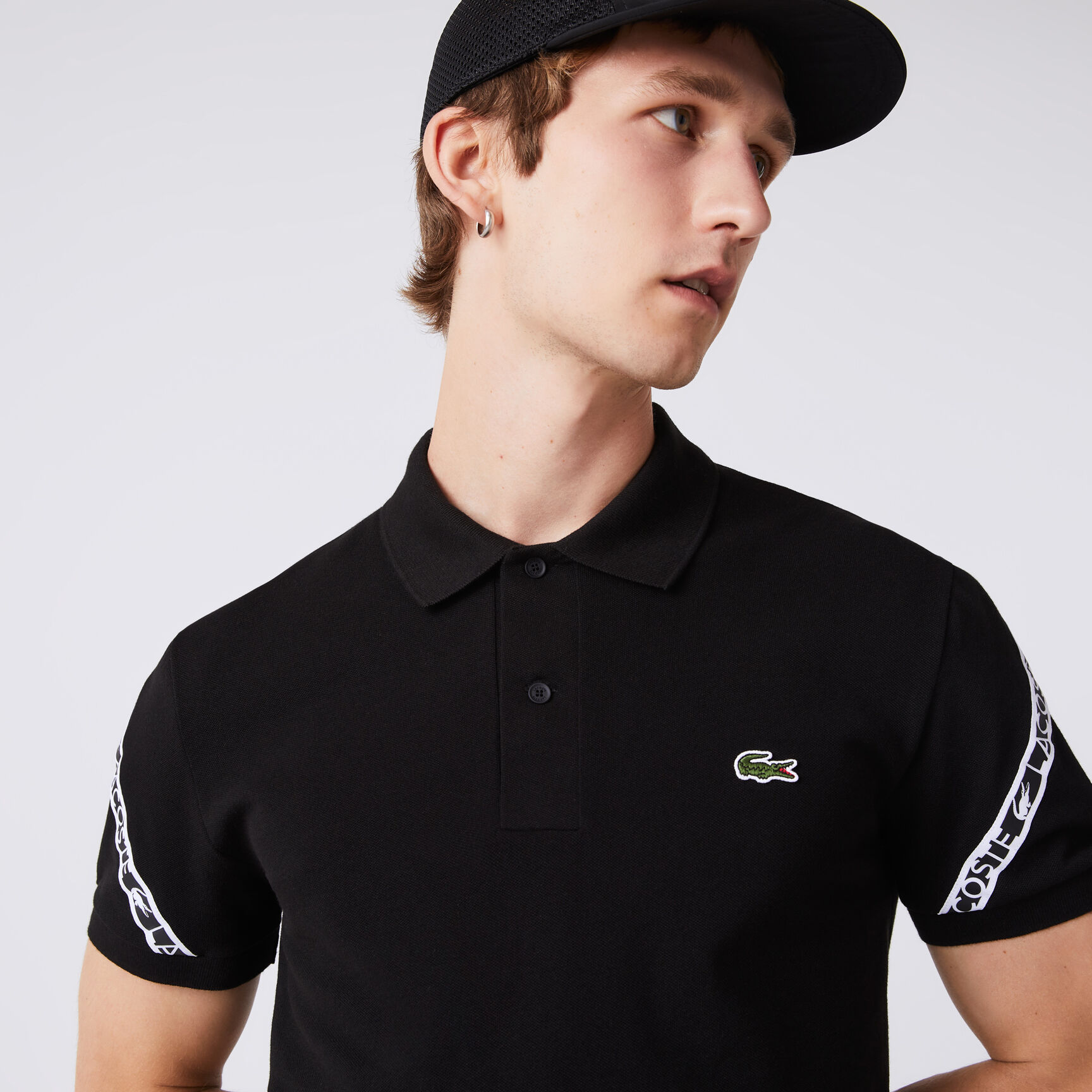 Men's Lacoste Regular Fit Stretch Mini Piqu&eacute; Polo Shirt