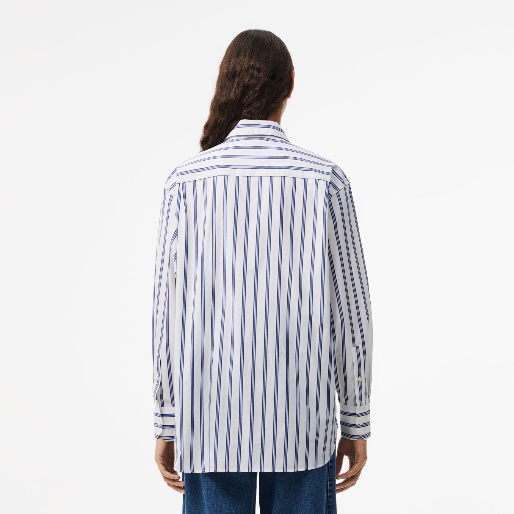 Oversized Fit Cotton Poplin Shirt