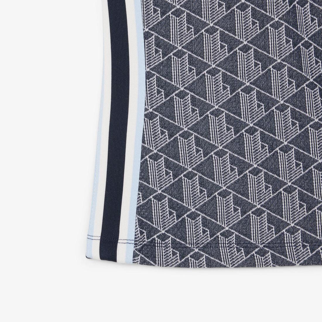 قميص بولو جاكار أحادي اللون بقصّة ضيقة قميص بولو جاكار أحادي اللون بقصّة ضيقة