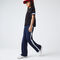 Girls' Lacoste Print Side Bands Oversised Pants girls lacoste print side bands oversised pants