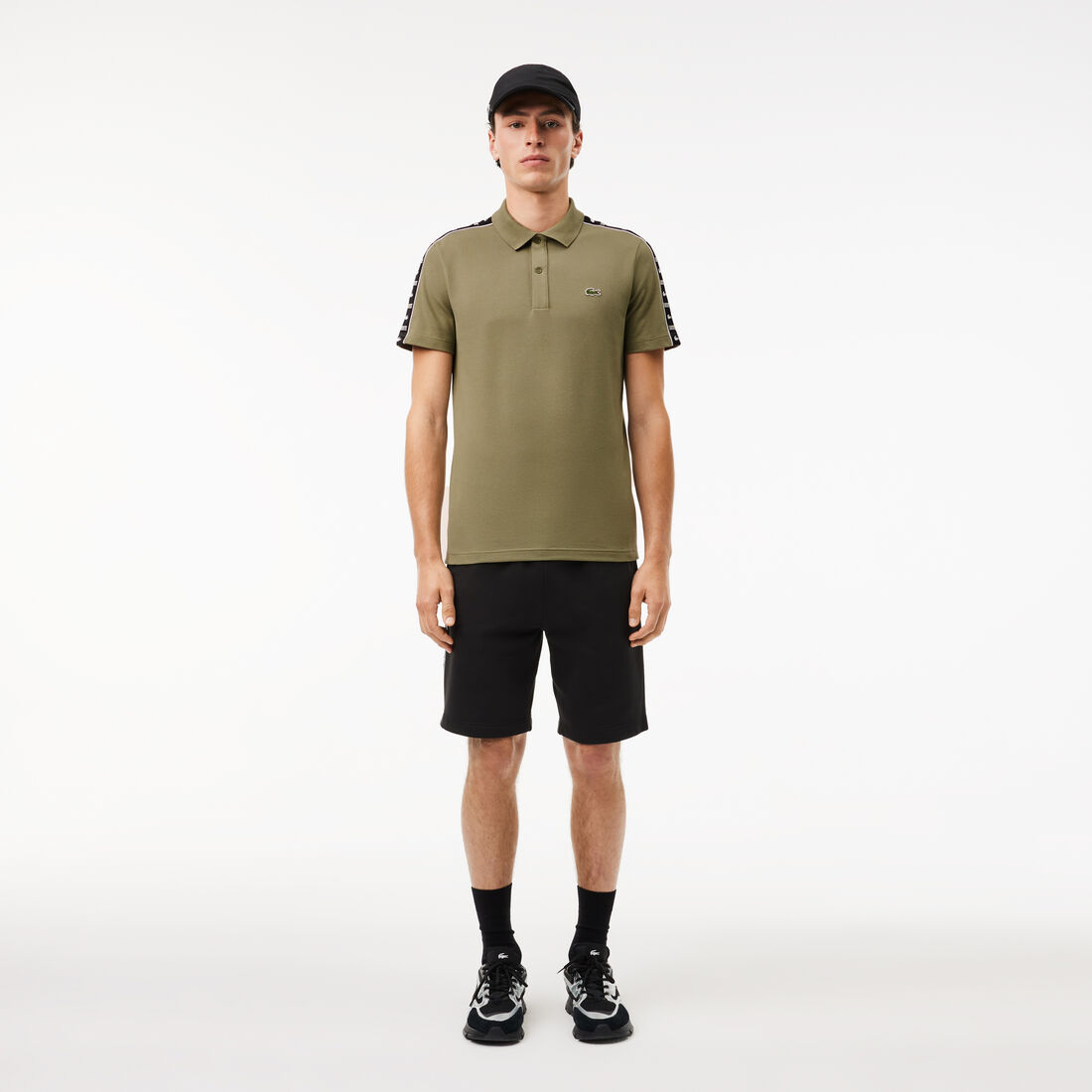 Contrast Stripe Pique Polo Shirt Contrast Stripe Pique Polo Shirt