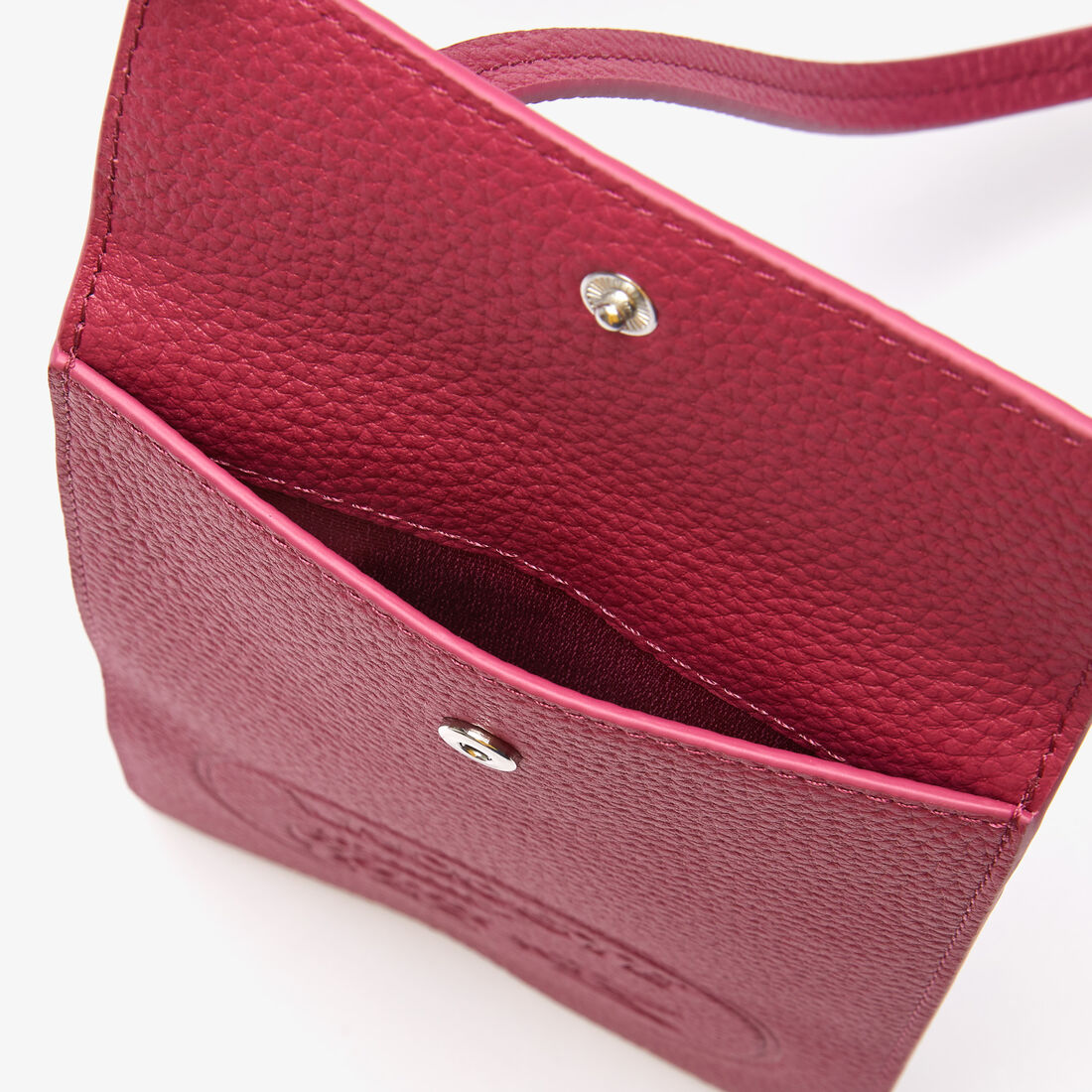 Women's Croco Crew Flap Grained Leather Smartphone Pouch Women's Croco Crew Flap Grained Leather Smartphone Pouch