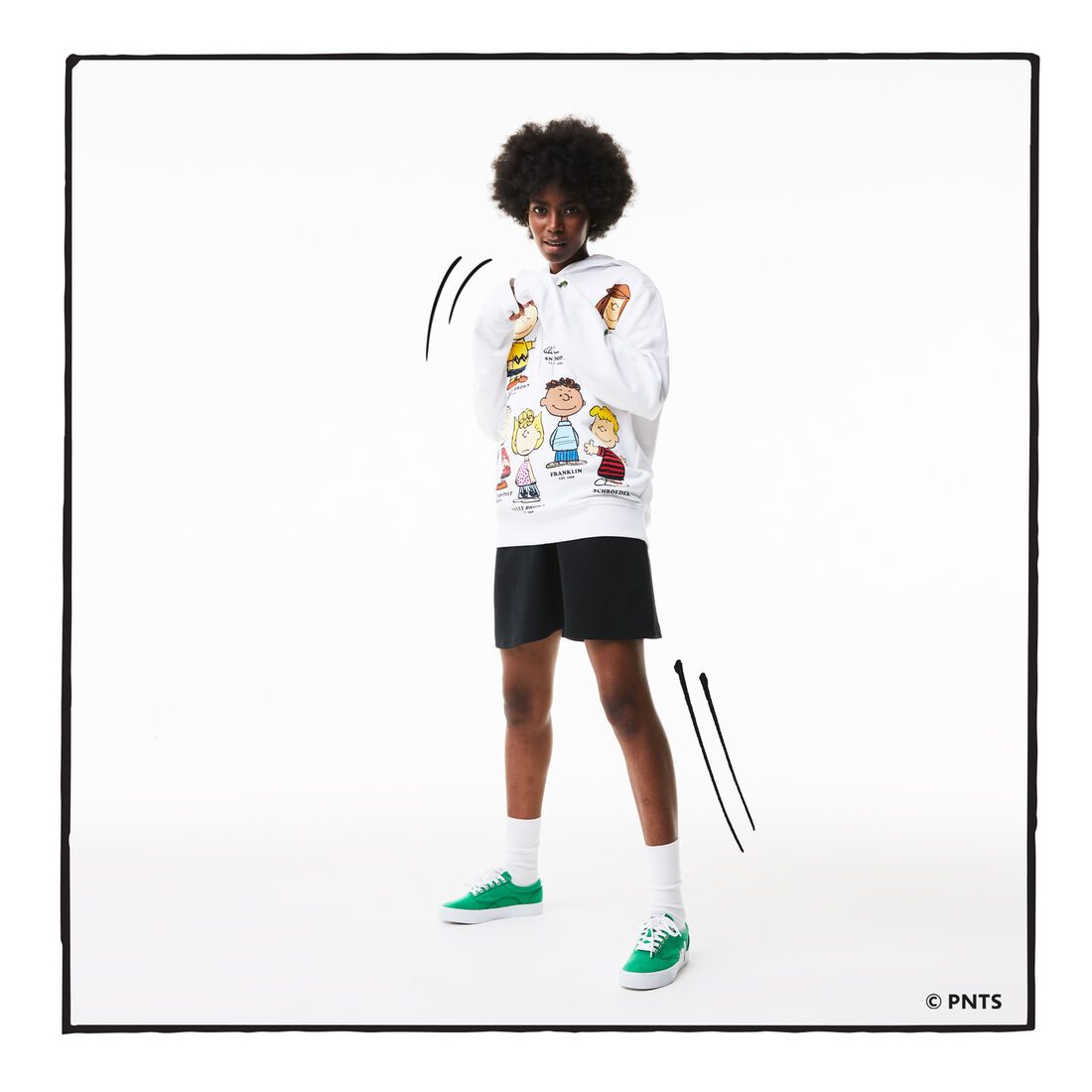 Unisex Lacoste x Peanuts Hooded Organic Cotton Sweatshirt Unisex Lacoste x Peanuts Hooded Organic Cotton Sweatshirt