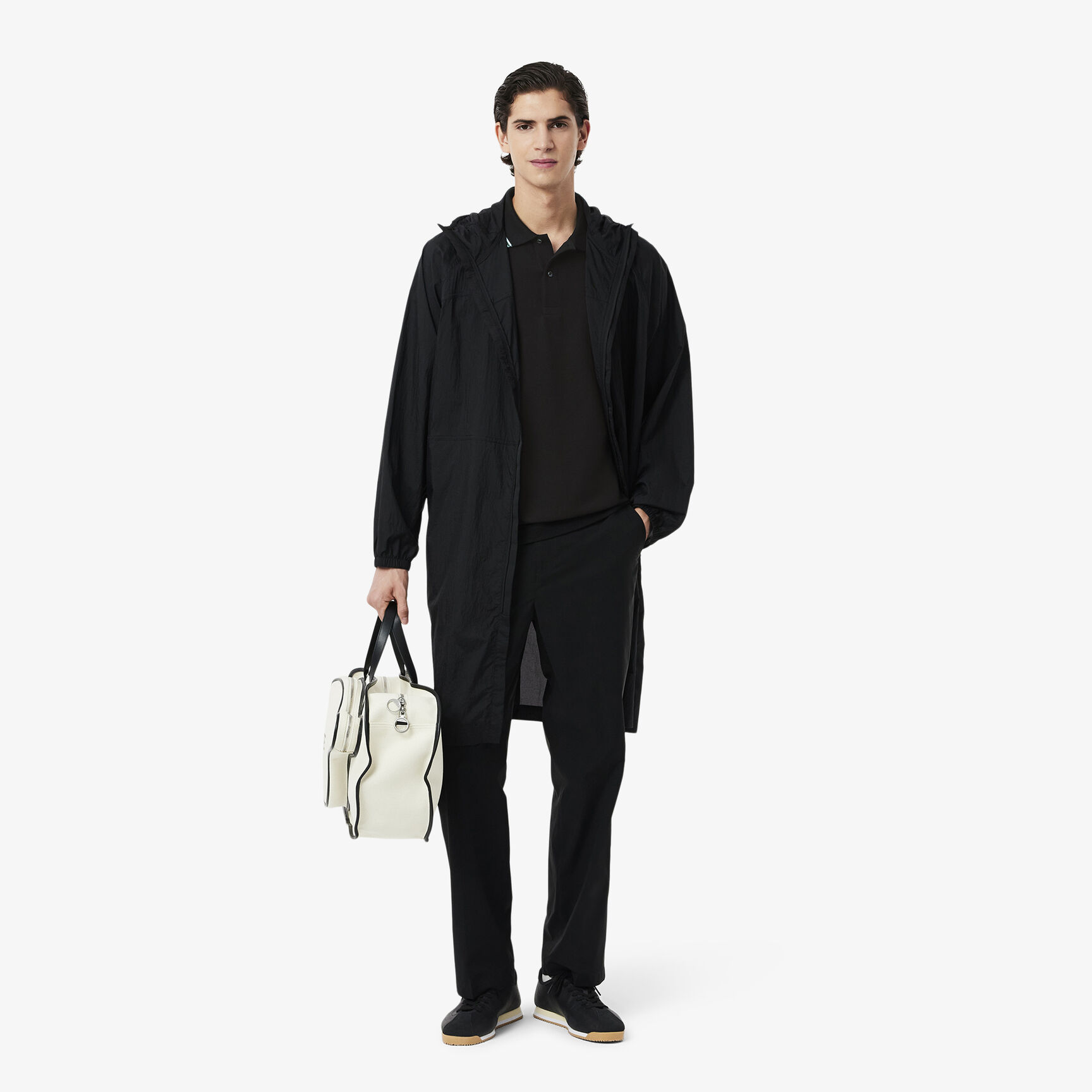 قميص بولو بقصّة عادية وتفاصيل بارزة L.12.12 قميص بولو بقصّة عادية وتفاصيل بارزة L.12.12