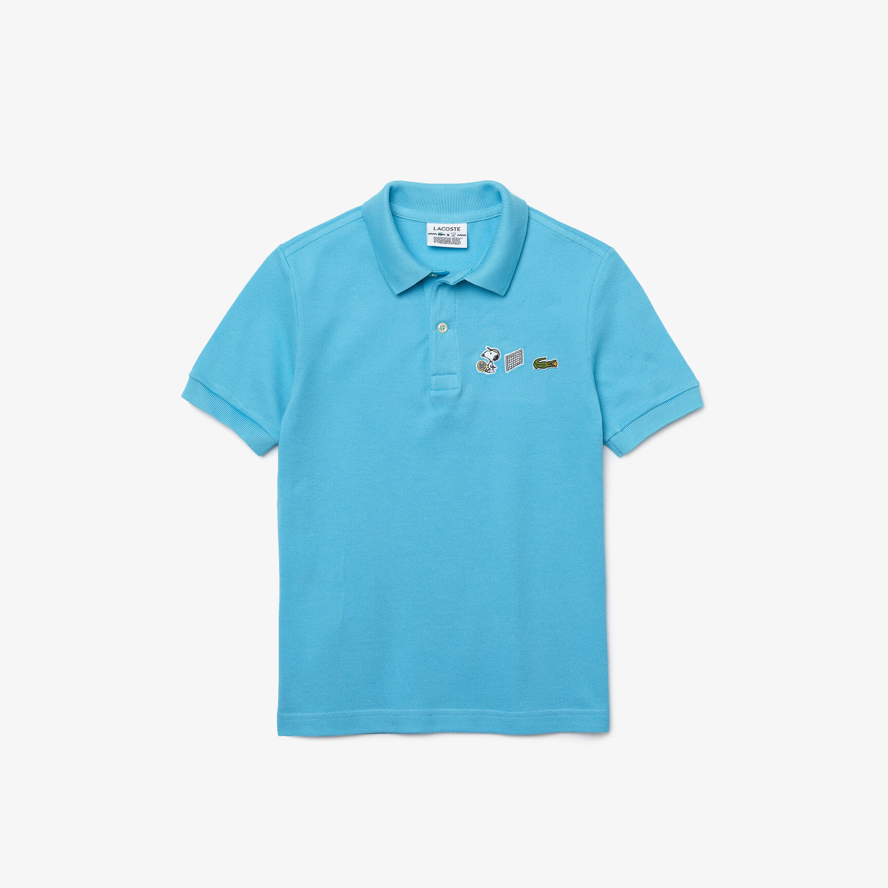 Boys&rsquo; Lacoste x Peanuts Classic Fit Organic Cotton Piqu&eacute; Polo