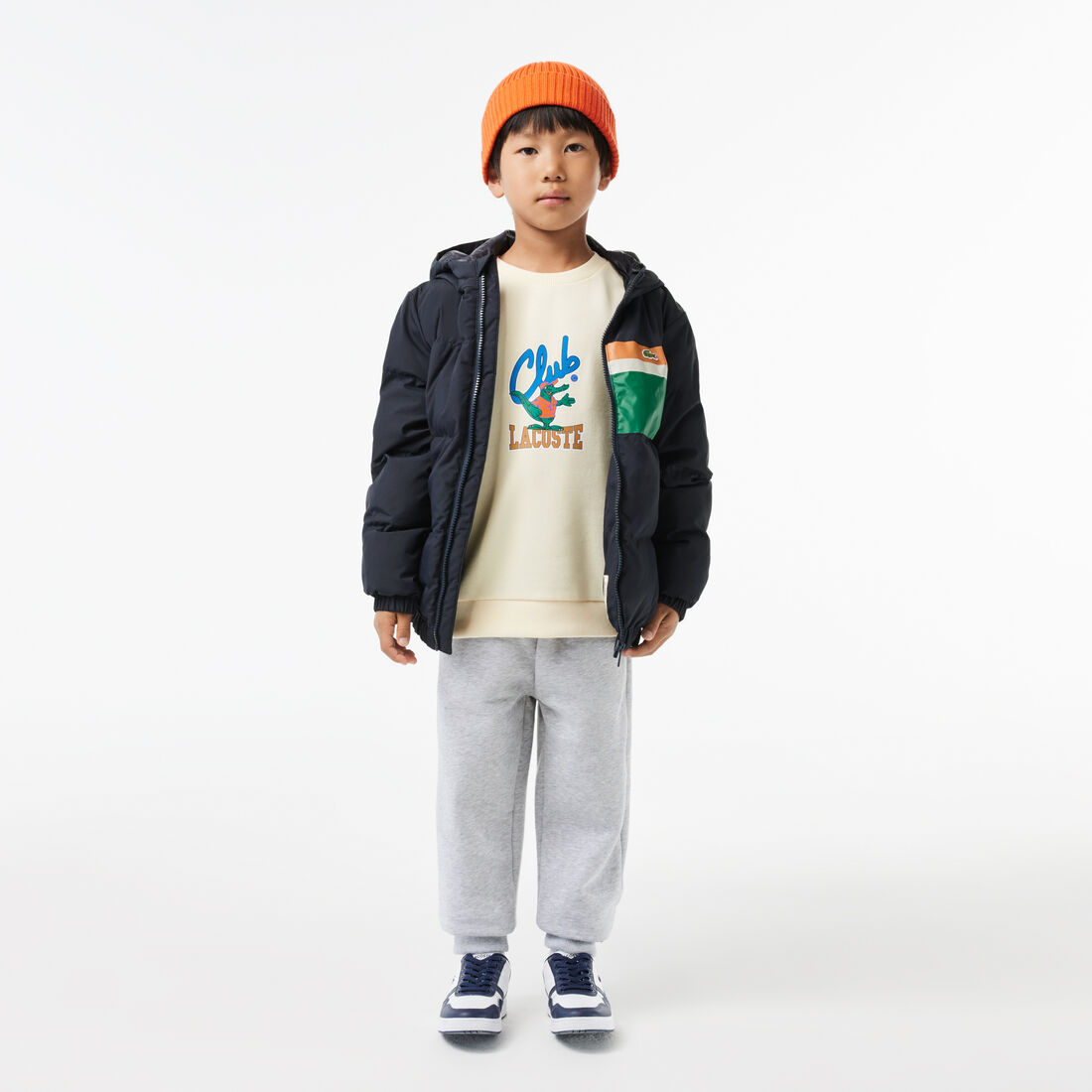 Contrast Signature Print Sweatshirt Contrast Signature Print Sweatshirt