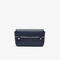 lacoste women s chantaco matte piqu  leather flap belt bag