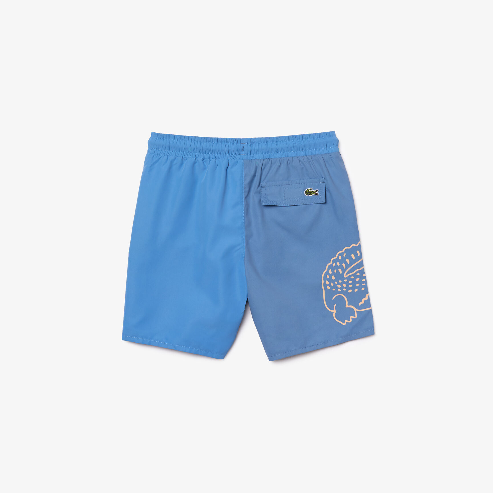 Boys&rsquo; Bicolor Crocodile Print Swimming Trunks