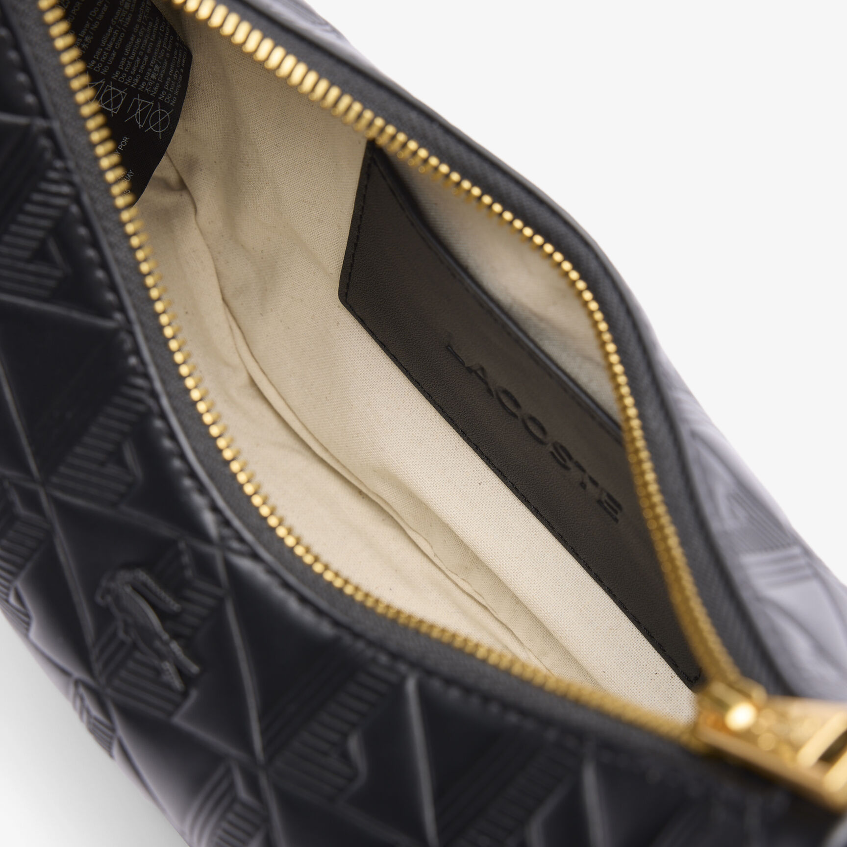 Maheki Embossed Leather Half Moon Purse Maheki Embossed Leather Half Moon Purse