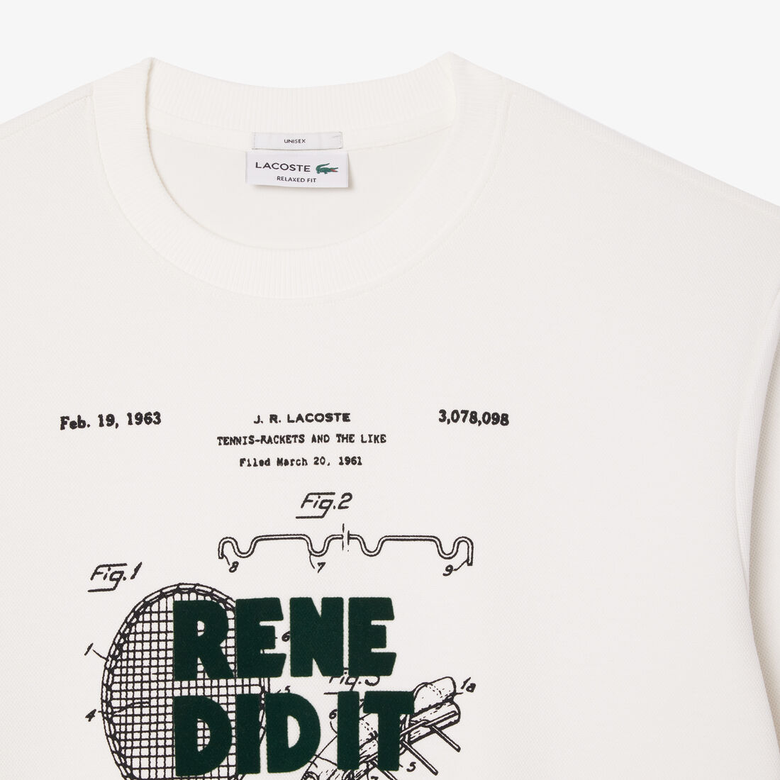 Patent Motif Pique Jogger Sweatshirt Patent Motif Pique Jogger Sweatshirt