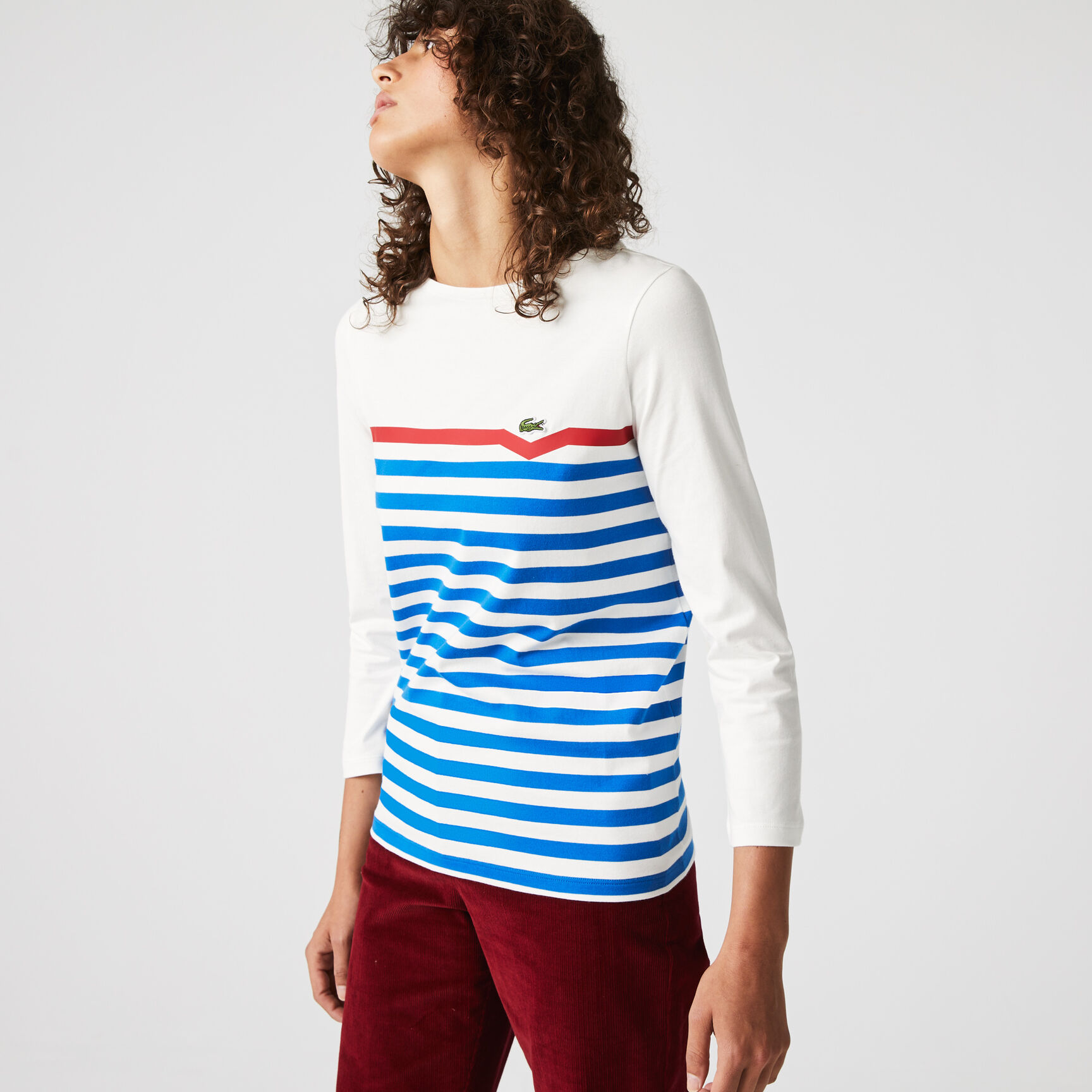 Women’s Made in France Striped Organic Cotton T-Shirt Women’s Made in France Striped Organic Cotton T-Shirt