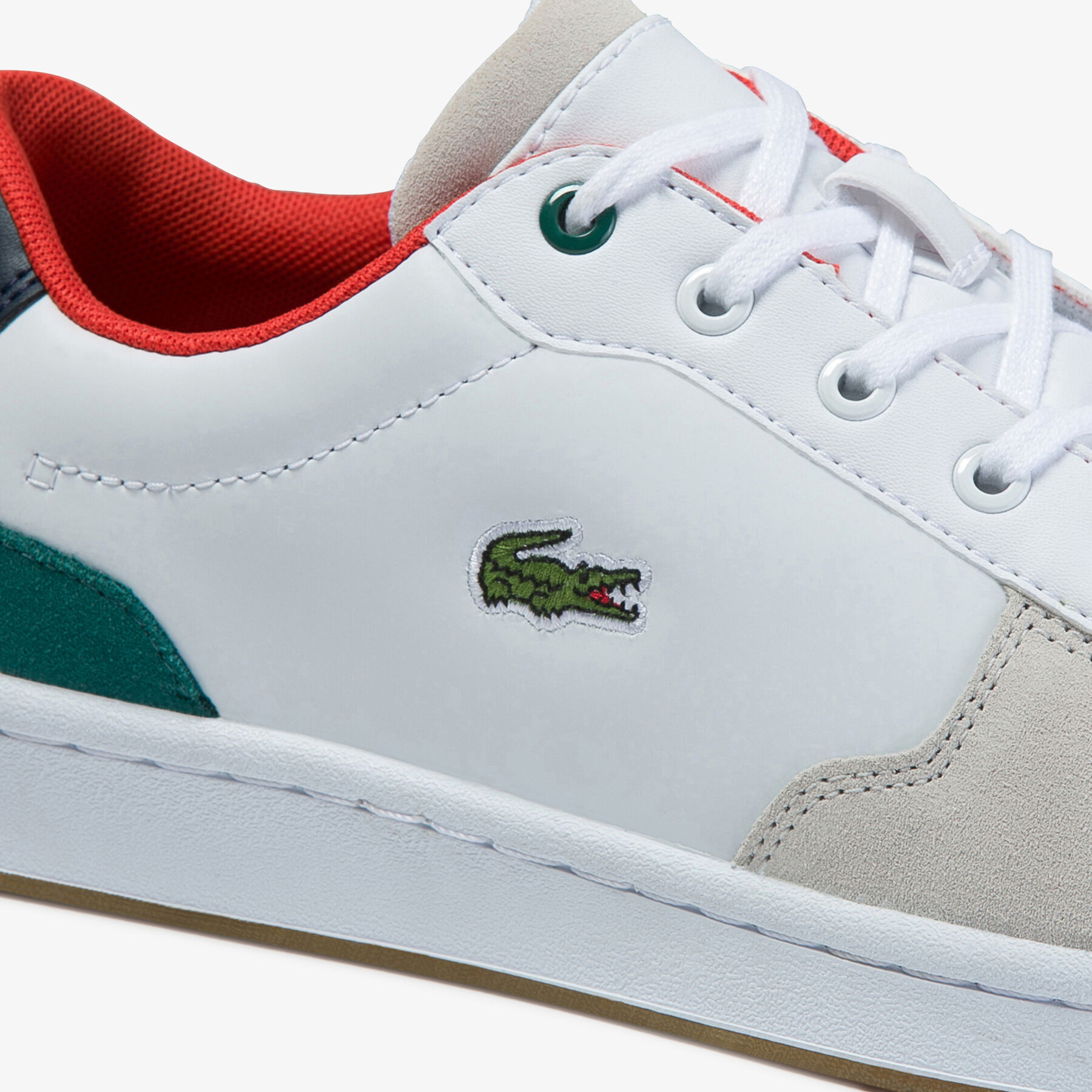 Juniors' Masters Cup Metallic Leather Sneakers lacoste juniors masters cup metallic leather sneakers