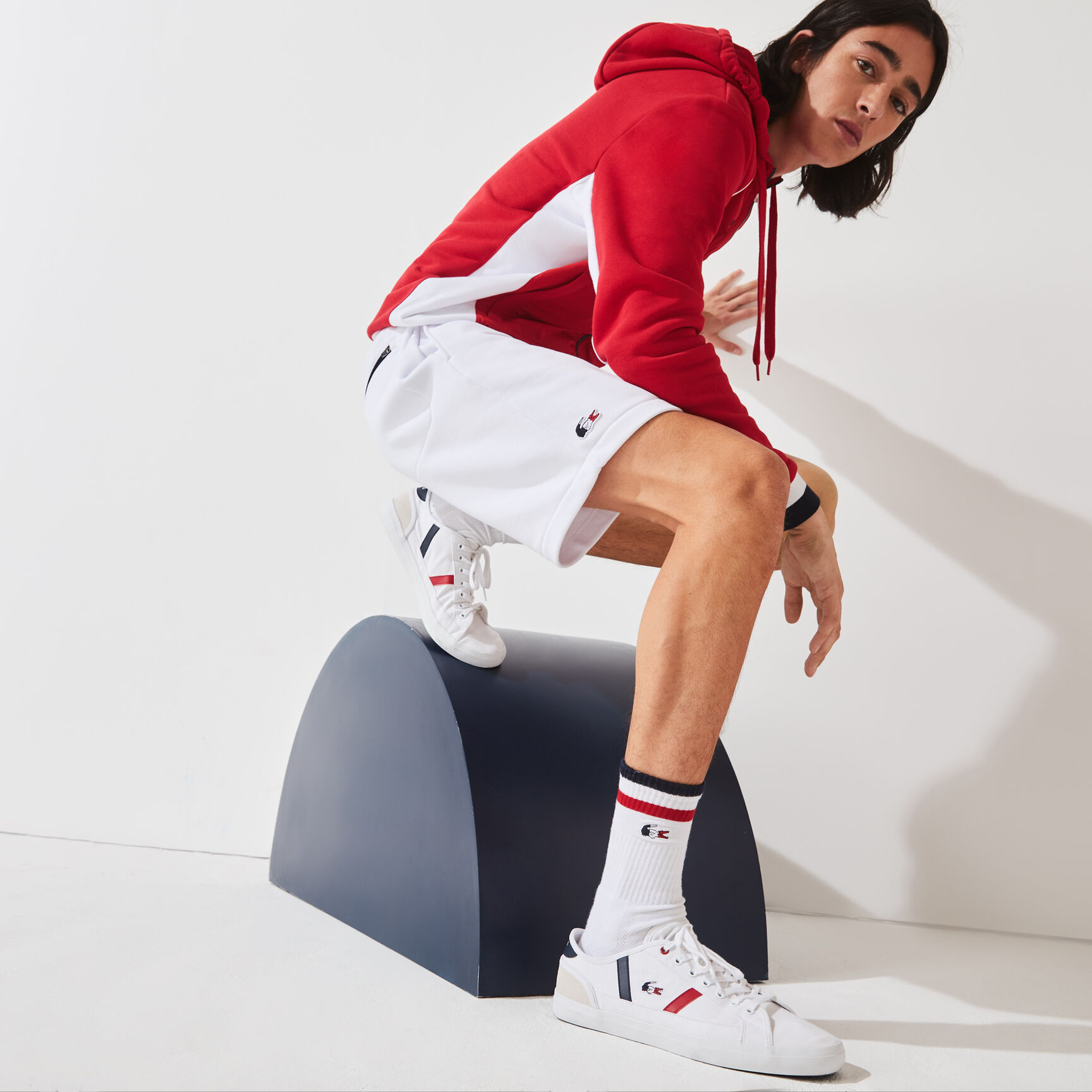 Men's Sideline Leather Tricolore Trainers Men's Sideline Leather Tricolore Trainers