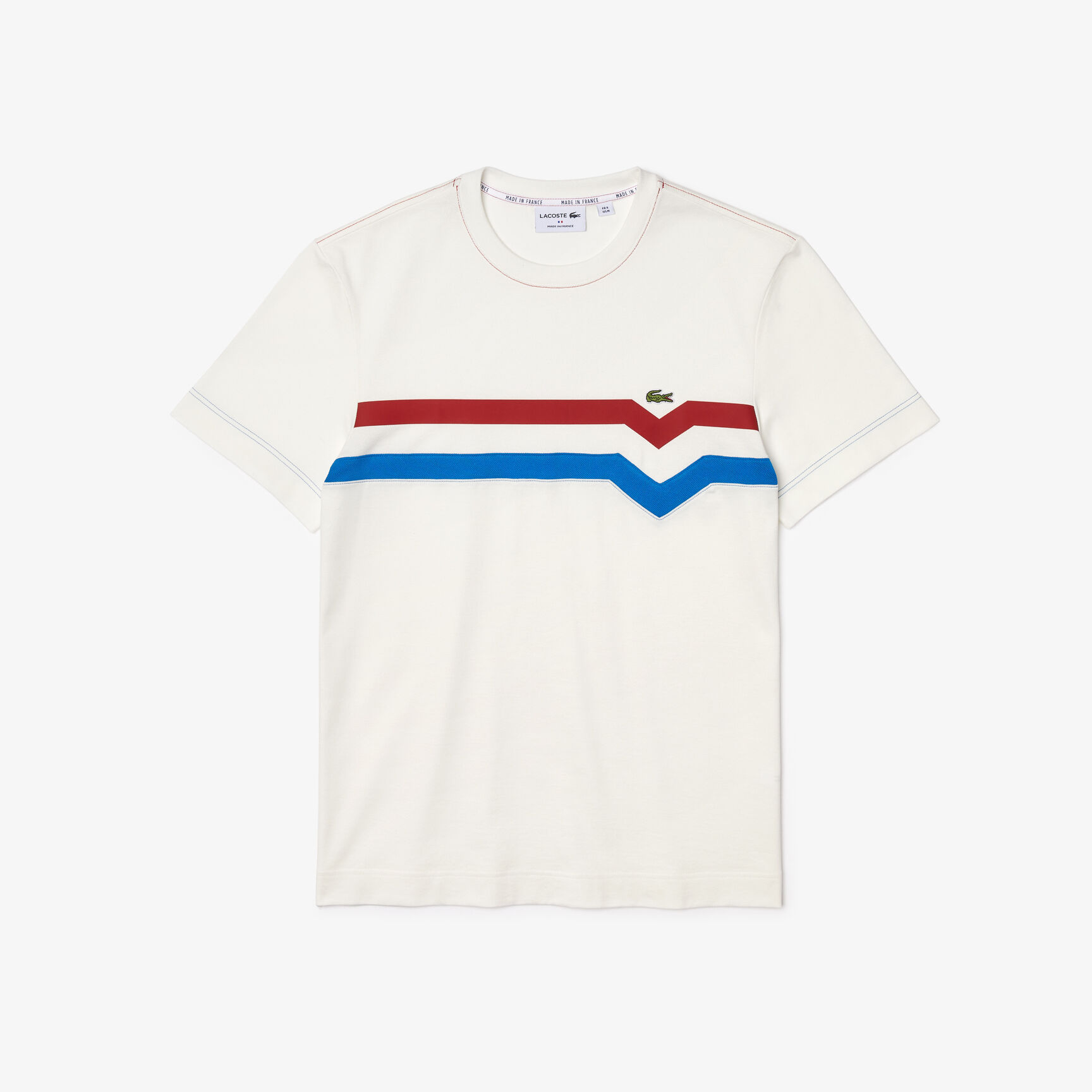 Men's Made In France Striped Organic Cotton T-Shirt