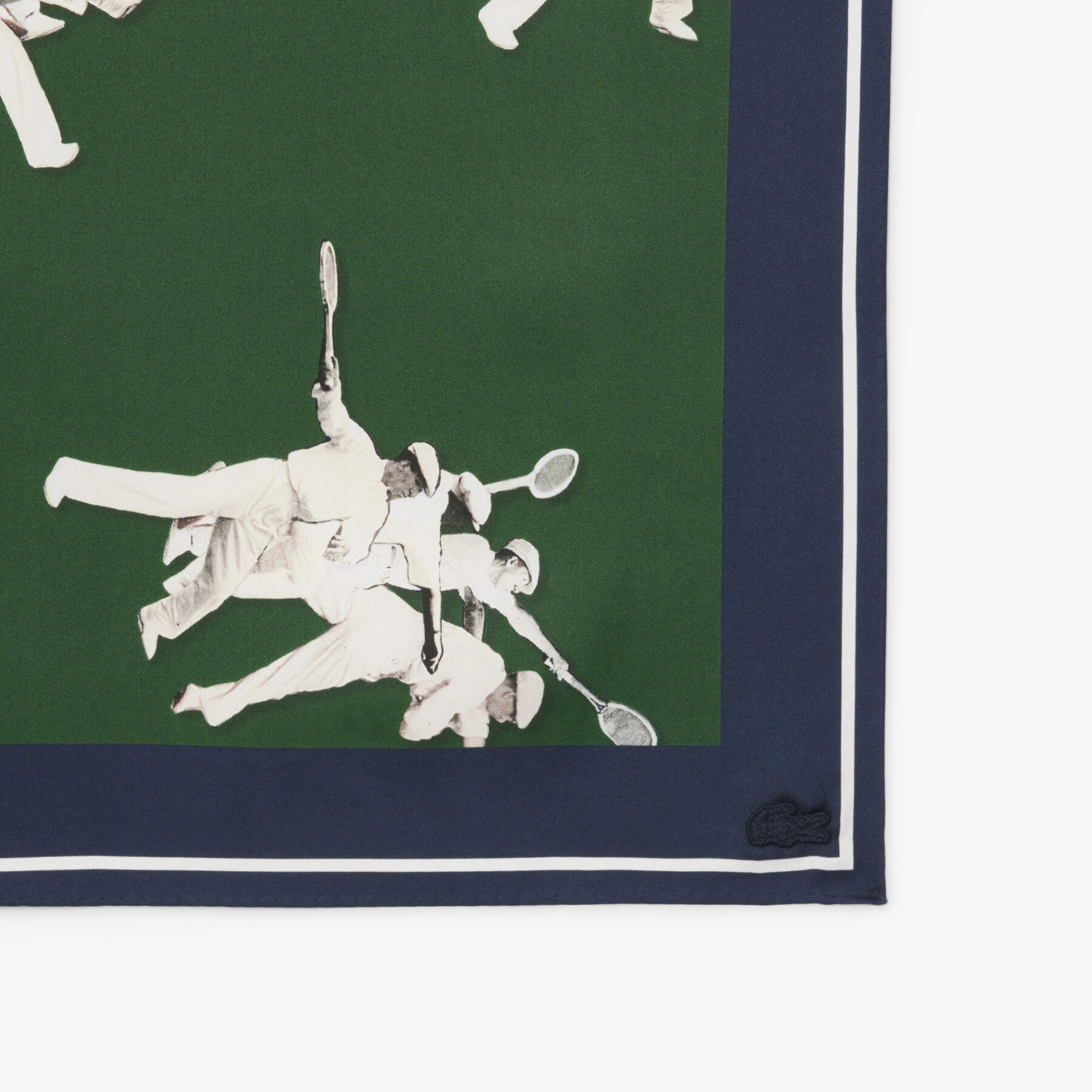 Lightweight Printed Silk Scarf lacoste lightweight printed silk scarf