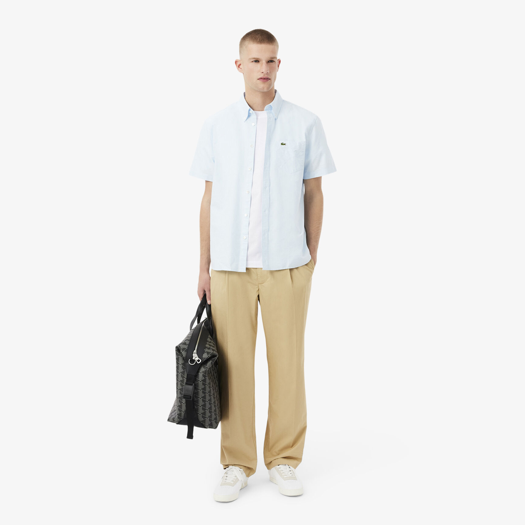 Cotton T-shirt with Breast Pocket