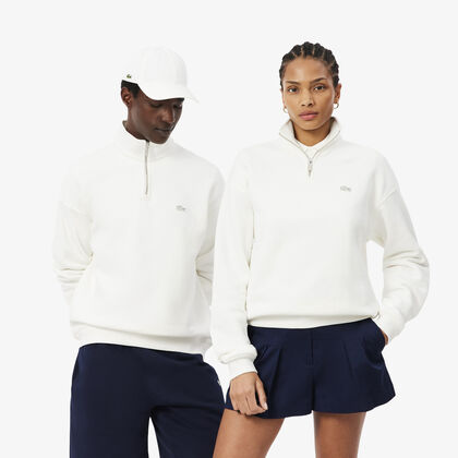Heavy Fleece Zipper Neck Sweatshirt