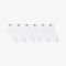 lacoste 6 pack striped cotton ankle socks