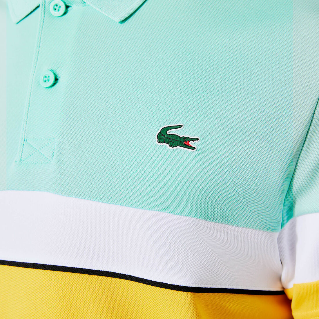 Men’s Lacoste SPORT Colorblock Breathable Resistant Regular Fit Polo Men’s Lacoste SPORT Colorblock Breathable Resistant Regular Fit Polo