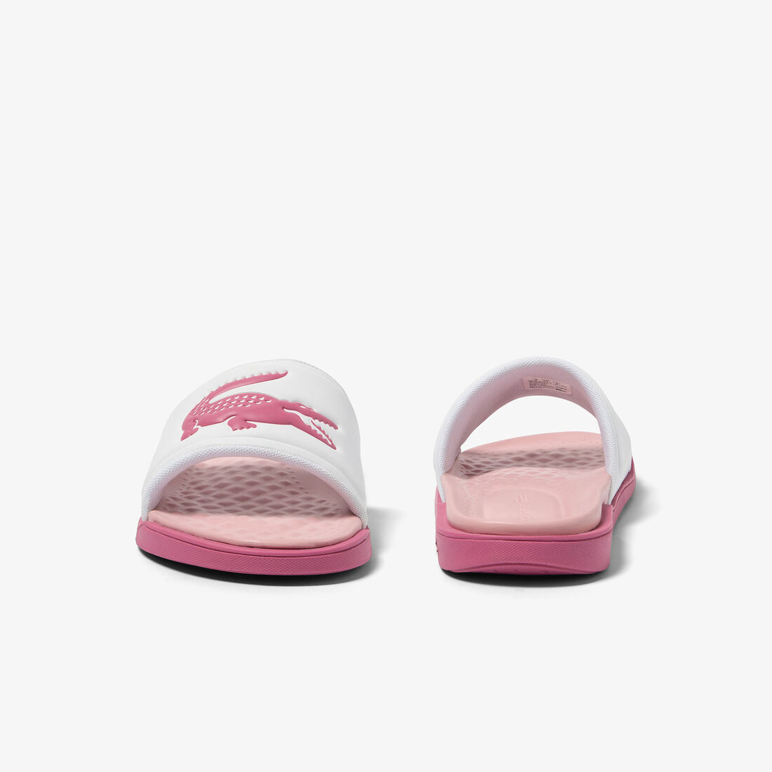 Women's Lacoste Croco Dualiste Synthetic Slides Women's Lacoste Croco Dualiste Synthetic Slides
