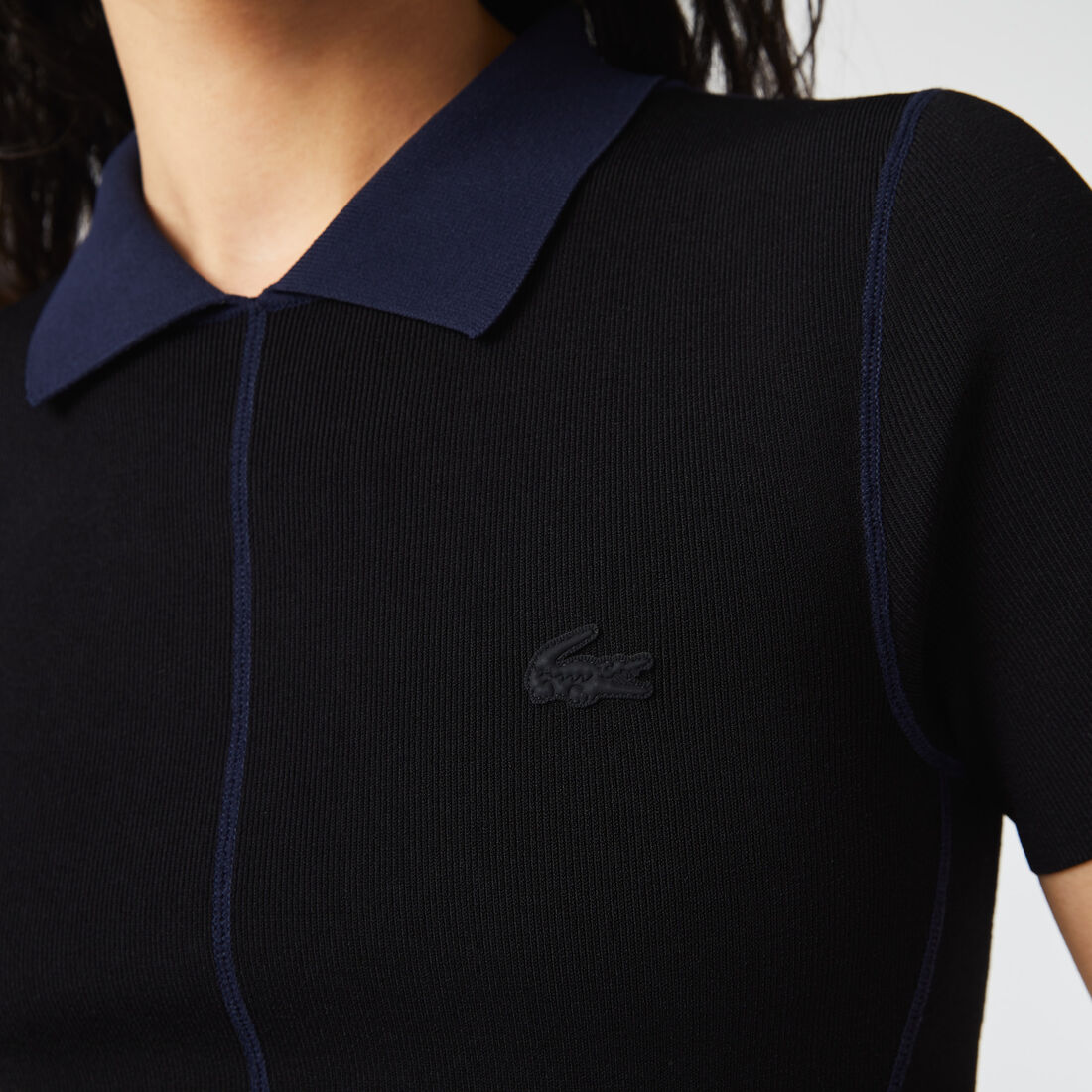 Women’s Texturised Knit Polo Skater Dress Women’s Texturised Knit Polo Skater Dress