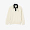lacoste french made polo collar sweater