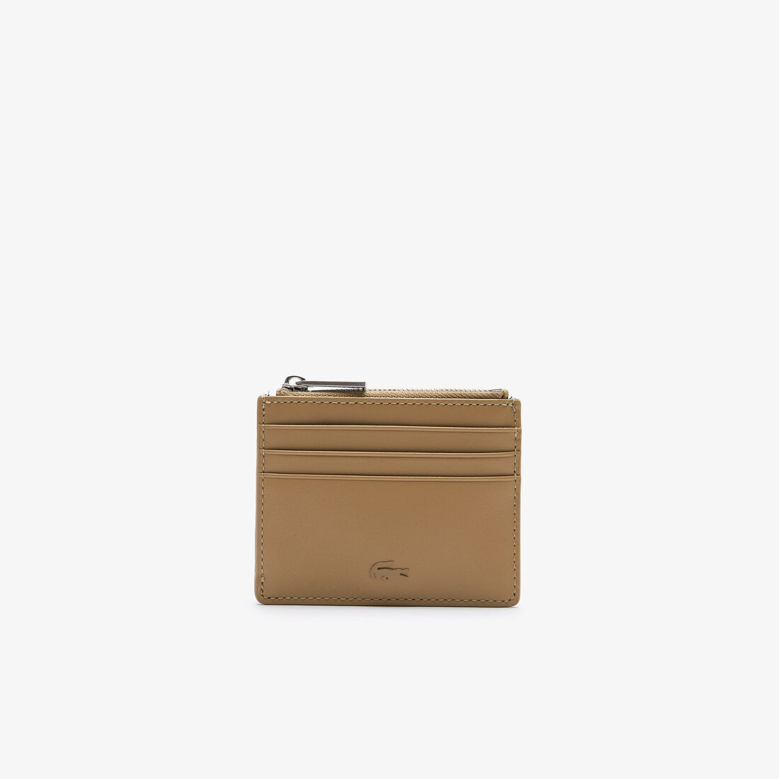 Men's Fitzgerald Zippered Smooth Leather Credit Card Holder