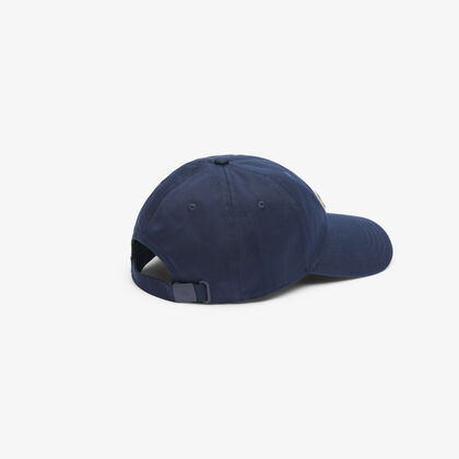 Crocodile Badge Cotton Twill Cap