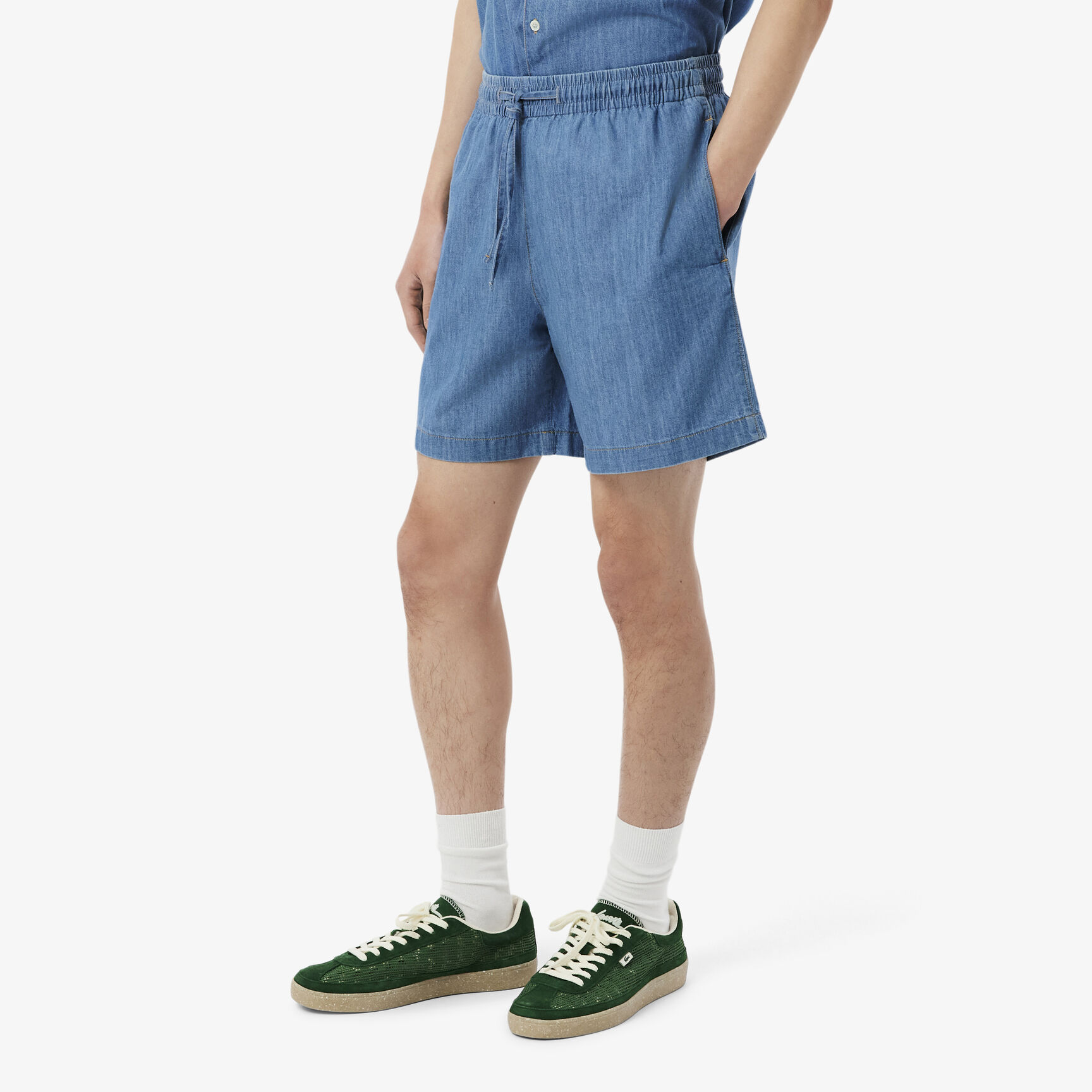 Relaxed Fit Denim Shorts