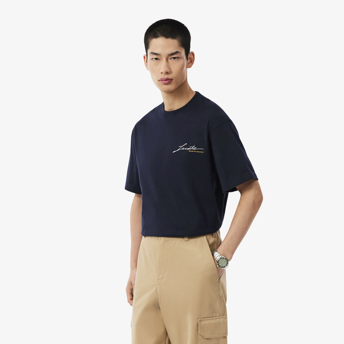 French Made Signature Embroidery T-shirt French Made Signature Embroidery T-shirt