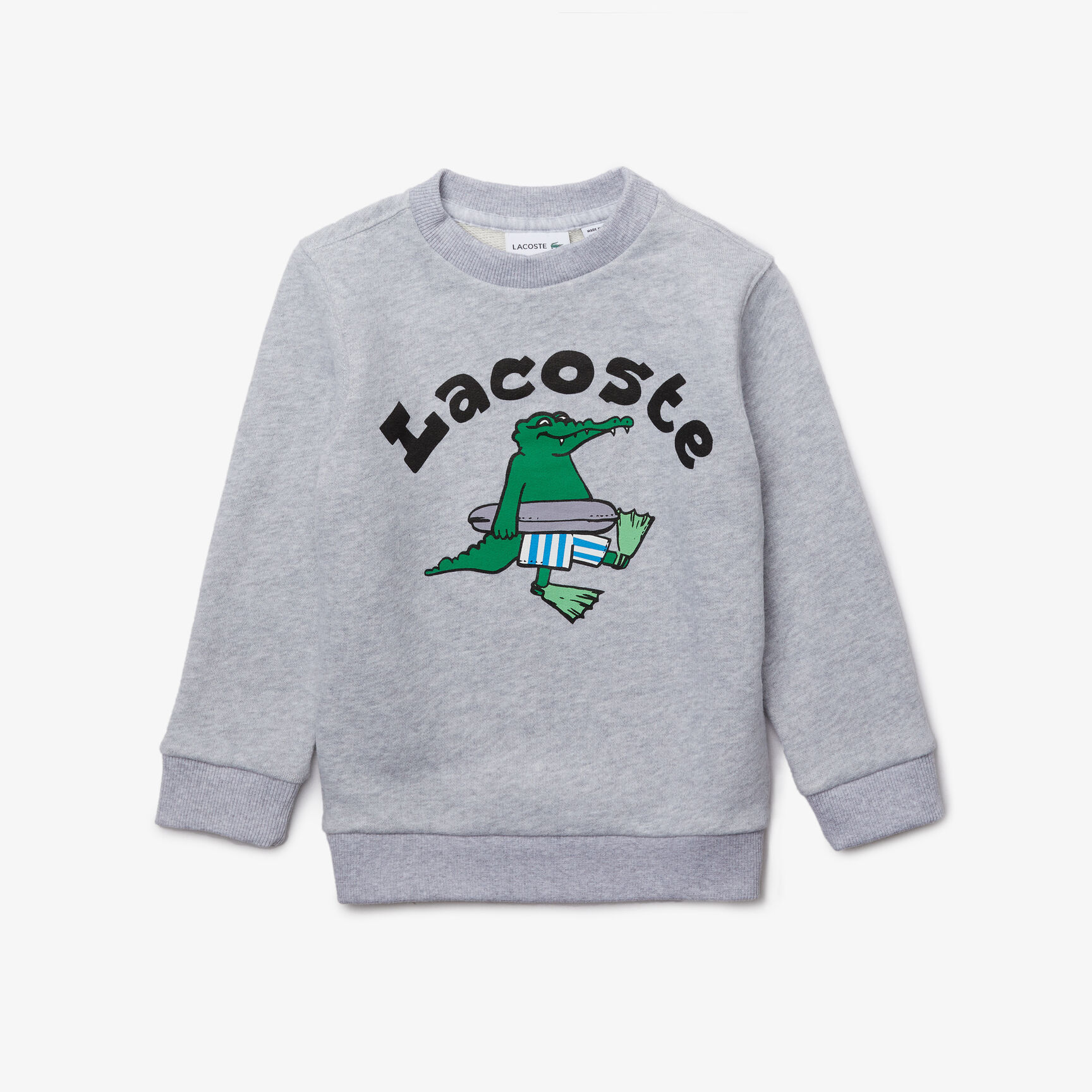 Boys’ Crew Neck Fun Crocodile Design Cotton Sweatshirt Boys’ Crew Neck Fun Crocodile Design Cotton Sweatshirt