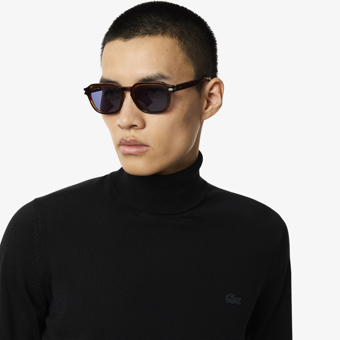 سويت شيرت من مزيج قطني برقبة عالية وسحَّاب للرجال سويت شيرت من مزيج قطني برقبة عالية وسحَّاب للرجال