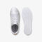 lacoste women s carnaby evo satin and leather trainers