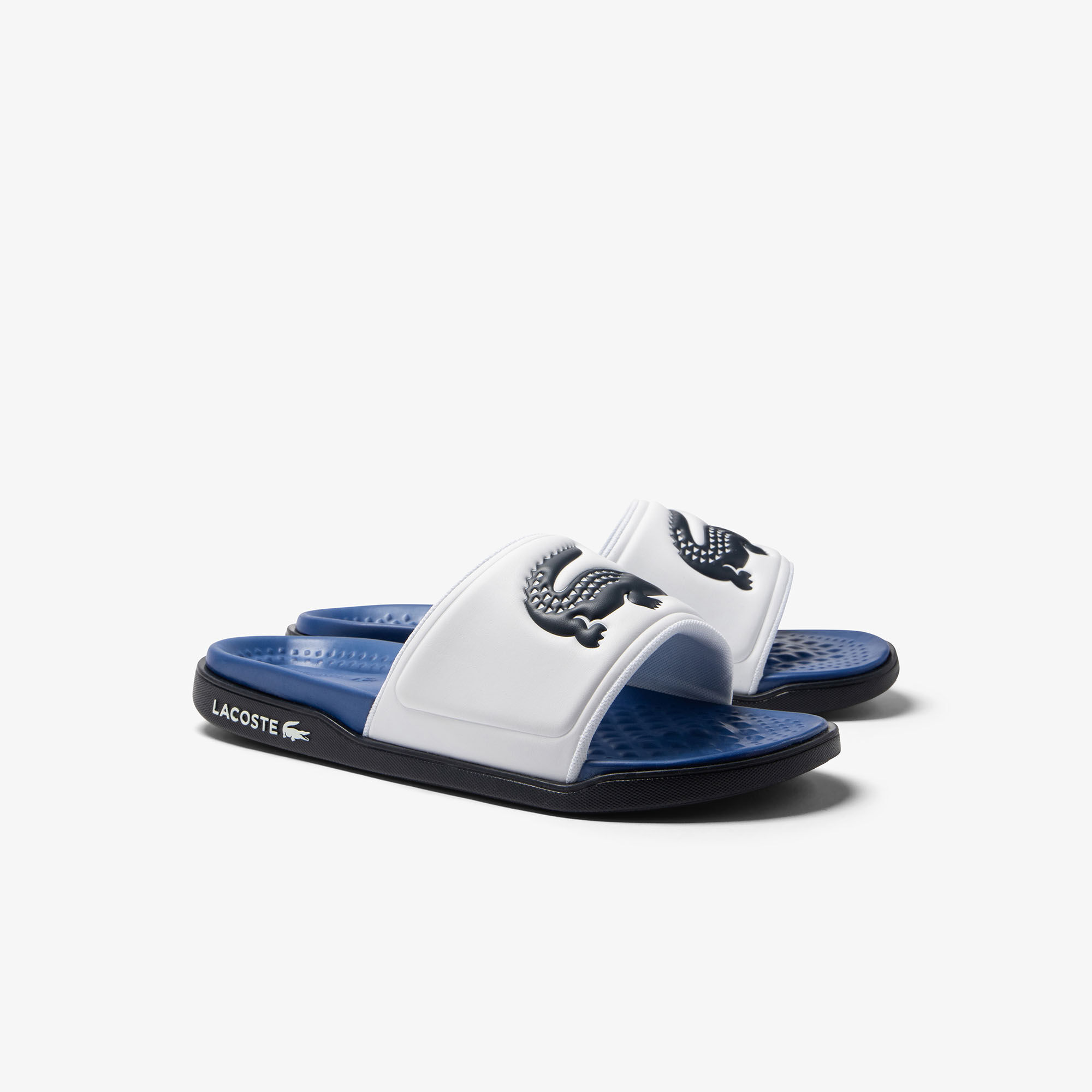 Boys lacoste slides new arrivals