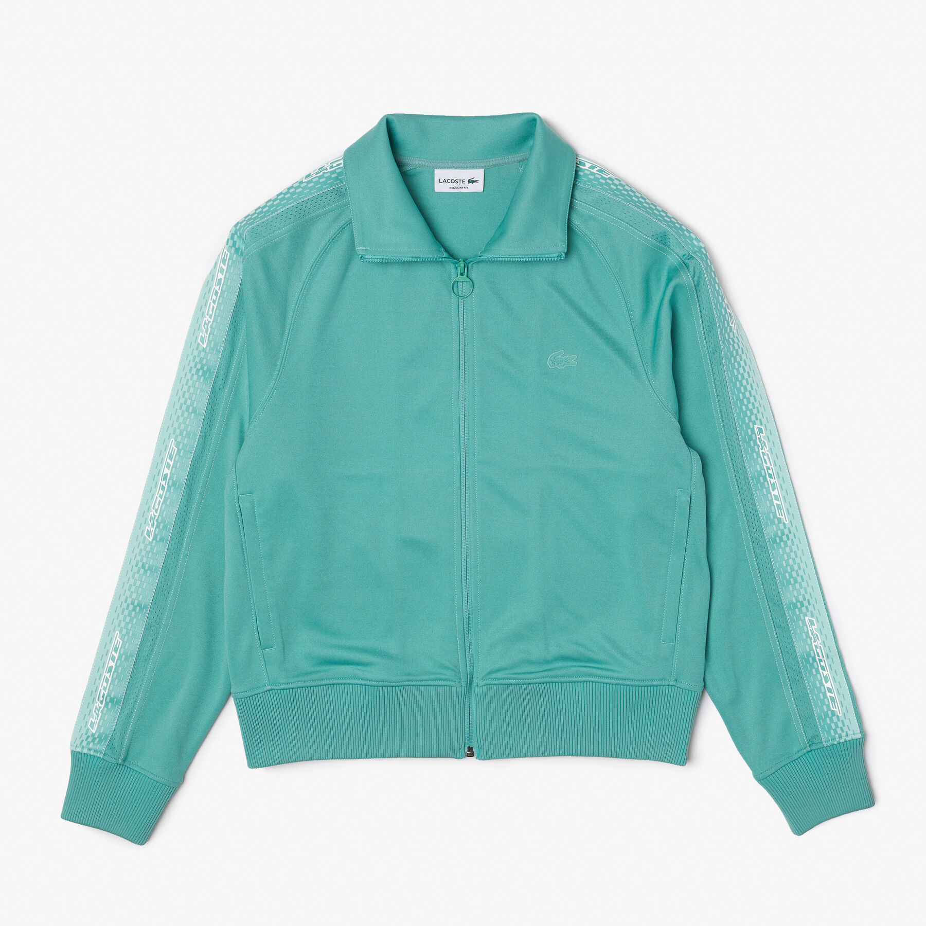 men s lacoste regular fit zipped piqu  sweatshirt