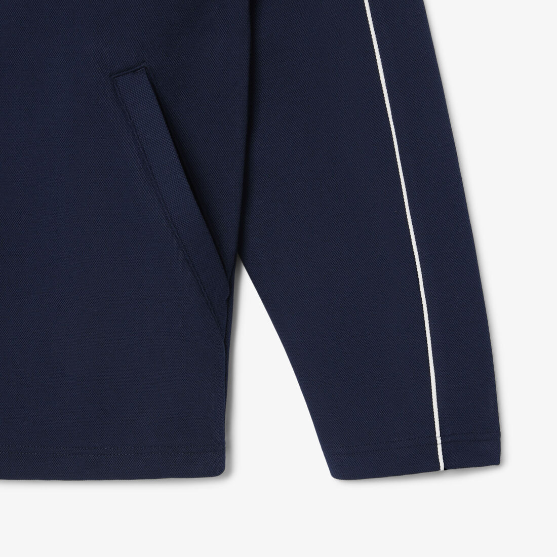 Tennis Heritage Zipped Badge Accent Sweatshirt lacoste tennis heritage zipped badge accent sweatshirt